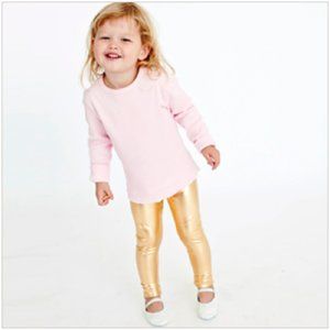 NEW! American Apparel 'Gold Lame' Leggings in GOLD (4)